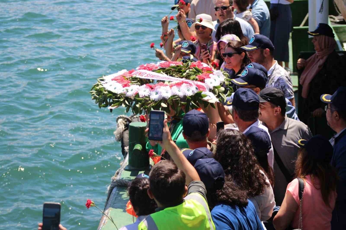 Denizcilik ve Kabotaj Bayramında 102 yıl önce batan gemideki şehitler anıldı

