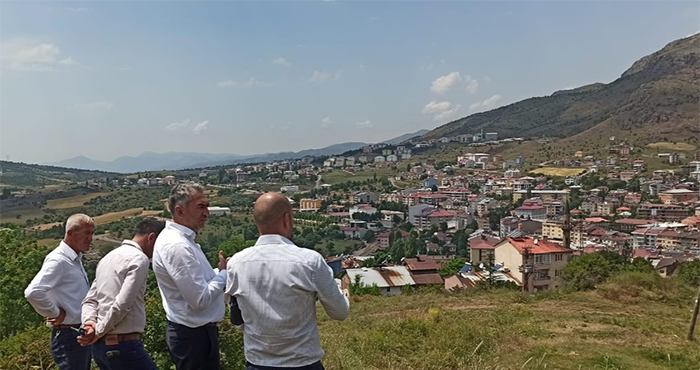 Şebinkarahisar’da heyelana sebep olan yeraltı suları gün yüzüne çıkarılacak
