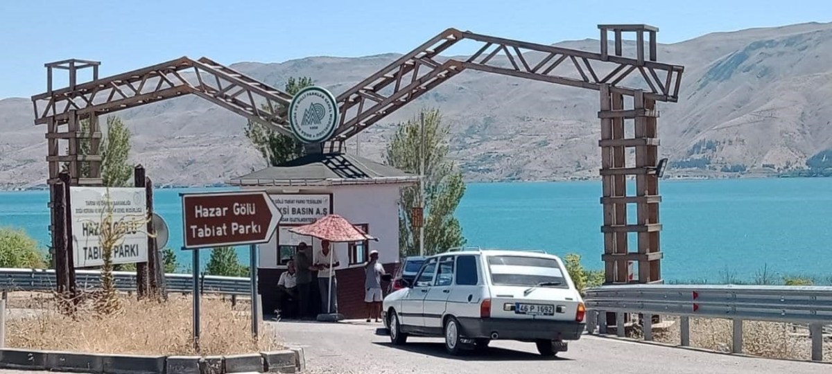 Hazar Gölünde saha kontrolü ve denetim yapıldı
