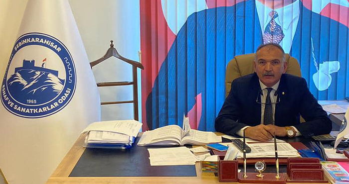 Şebinkarahisar Esnaf ve Sanatkârlar Odasından üyelerine çağrı “kendi enerjini kendin üret”
