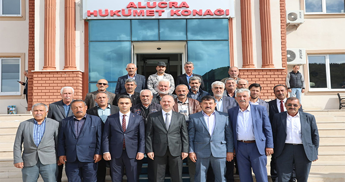 Giresun Valisi Mehmet Fatih Serdengeçti, Alucra ilçesini ziyaret etti