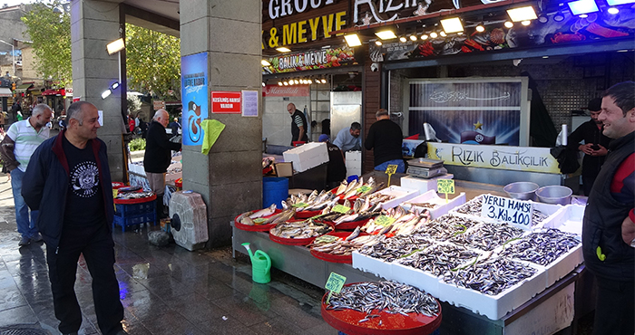 Karadeniz’de yerli hamsinin 3 kilosu 100 liradan satılıyor   
