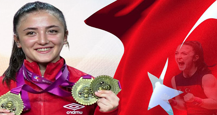 Giresunlu Cansu Bektaş Dünya Halter Şampiyonu oldu 