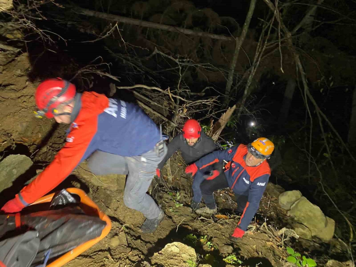 Orman işçisi uçuruma yuvarlanarak öldü

