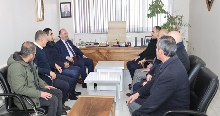 Merhum Belediye Başkanı Şahin Yılancı’nın ailesine ziyaret