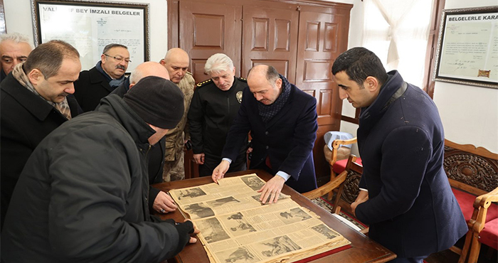 Şebinkarahisar’ın önemli duraklarından Atatürk evi ve müzesini ziyaret etti