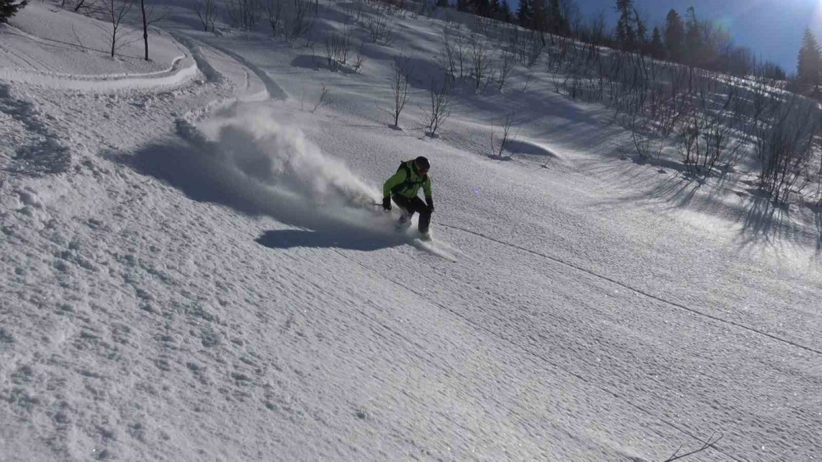 Kaçkar Dağlarında ‘Heliski’ heyecanı devam ediyor

