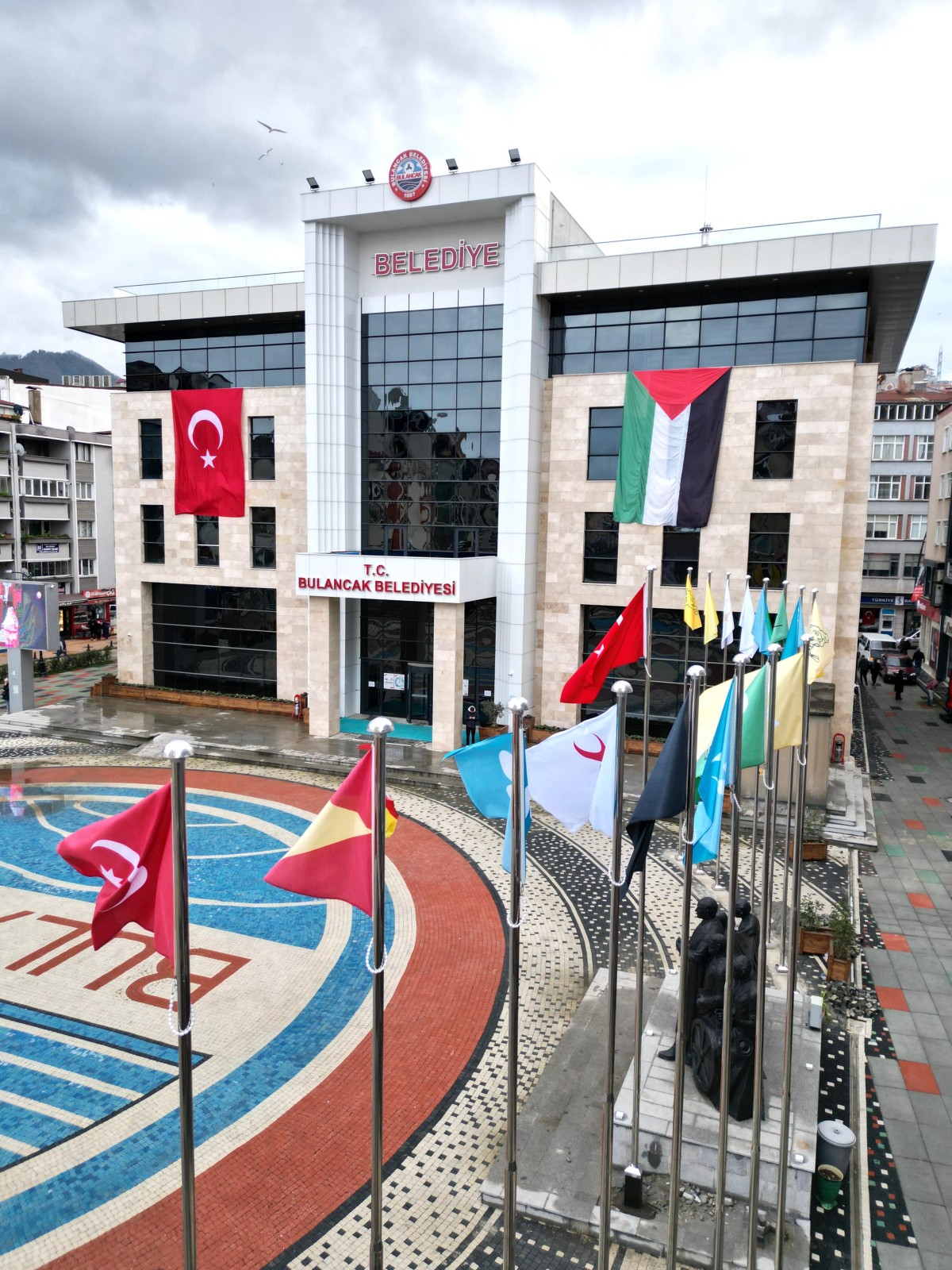 Bulancak’ta Tarihteki Türk Devletlerinin Bayrakları Meydanda