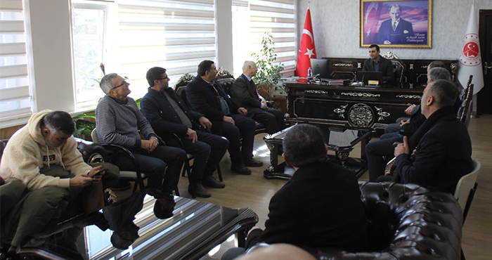 MHP'den Belediye Başkan adayı olan Bakıcı, resmi kurum ve kuruluşları ziyaret etti