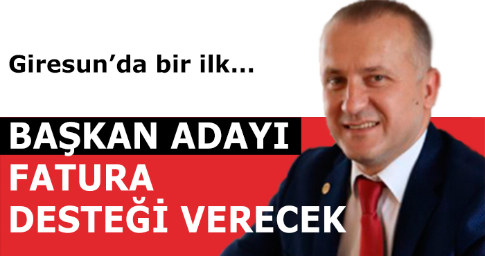 Giresun’da bir ilk, dar gelirli ailelere fatura desteği