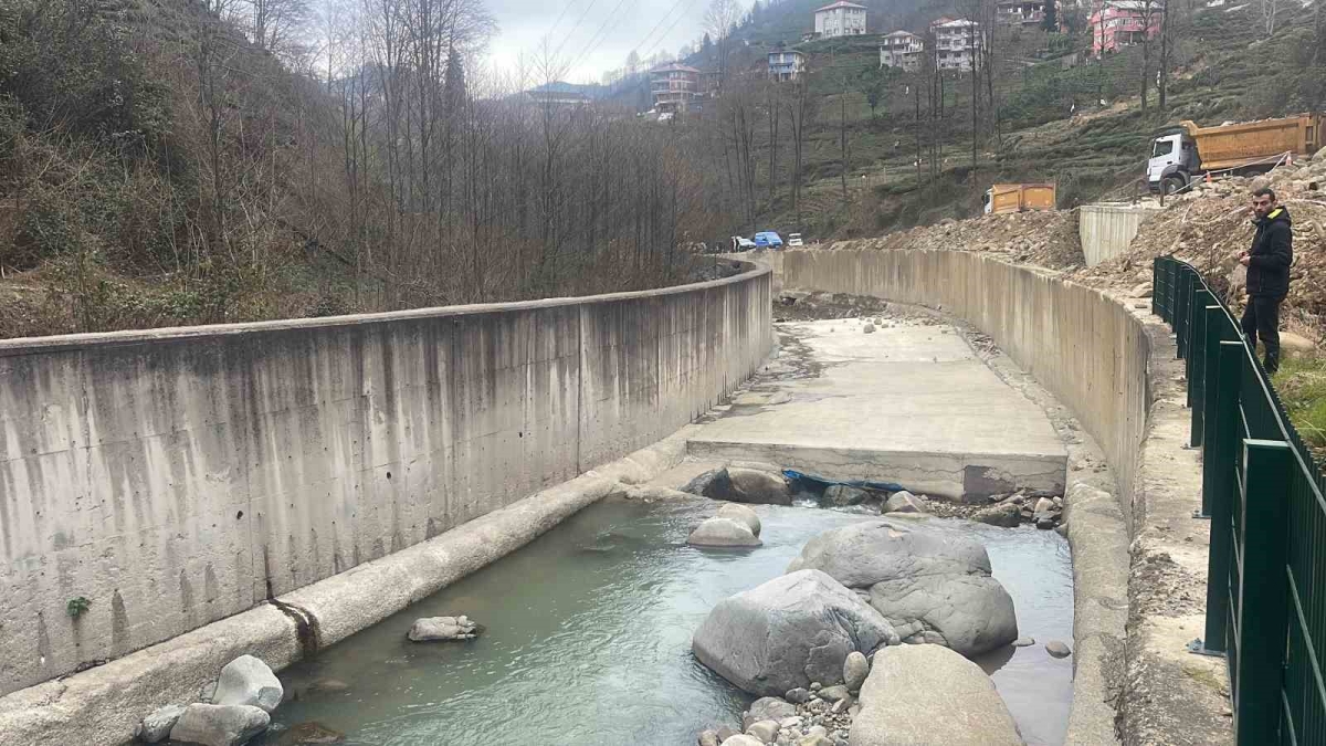 Rize’de bir garip dere ıslahı

