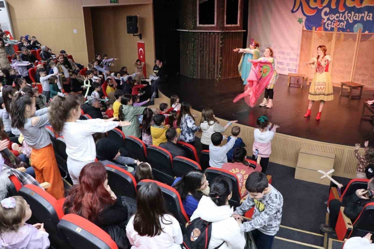 Ordu’da çocuklar, Ramazan eğlencesiyle eğleniyor
