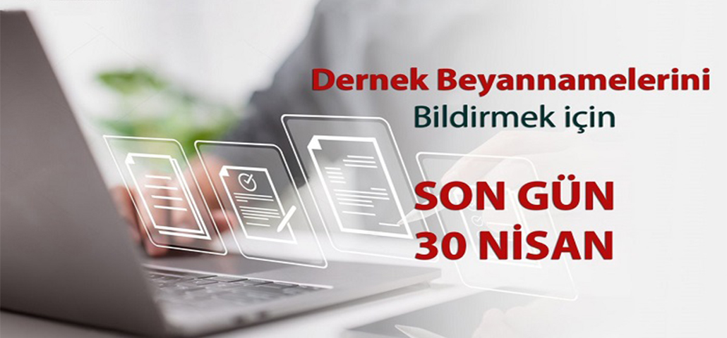 Derneklere beyanname uyarısı
