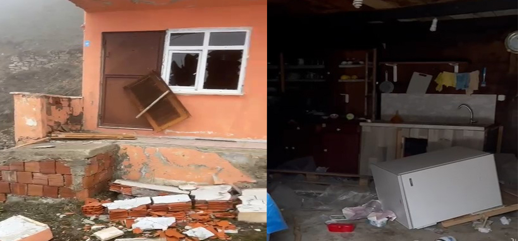 Bayram tatili için geldikleri yayladaki evlerini gördüklerinde şoke oldular

