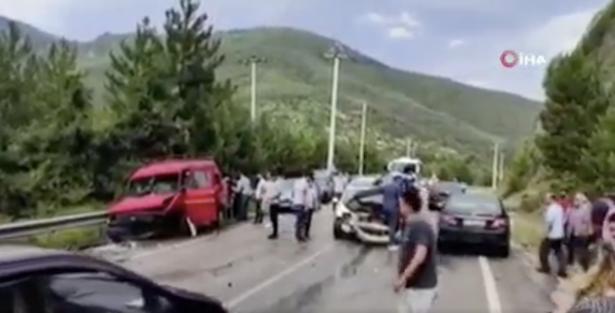 Giresun’da trafik kazası: 2’si çocuk, 4 yaralı
