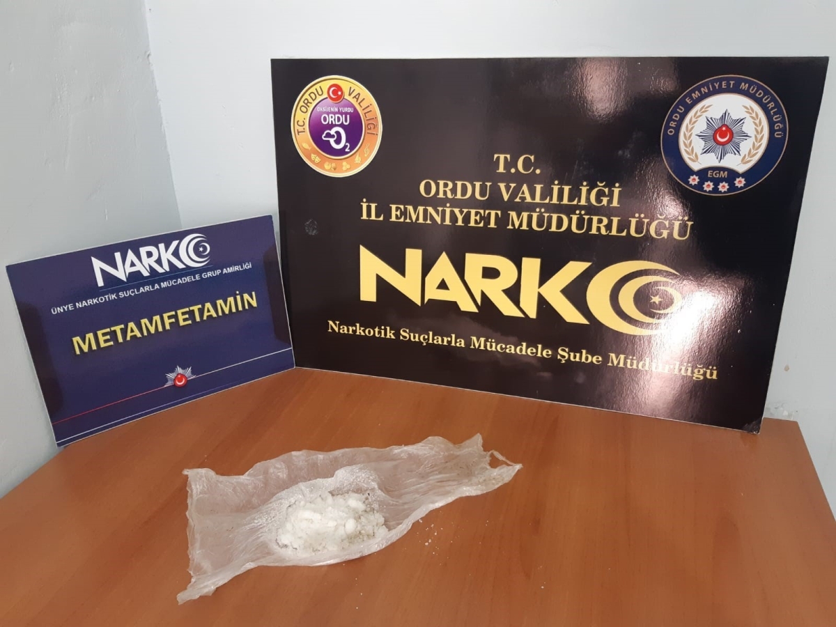 Ordu’da uyuşturucu operasyonu: 2 tutuklama
