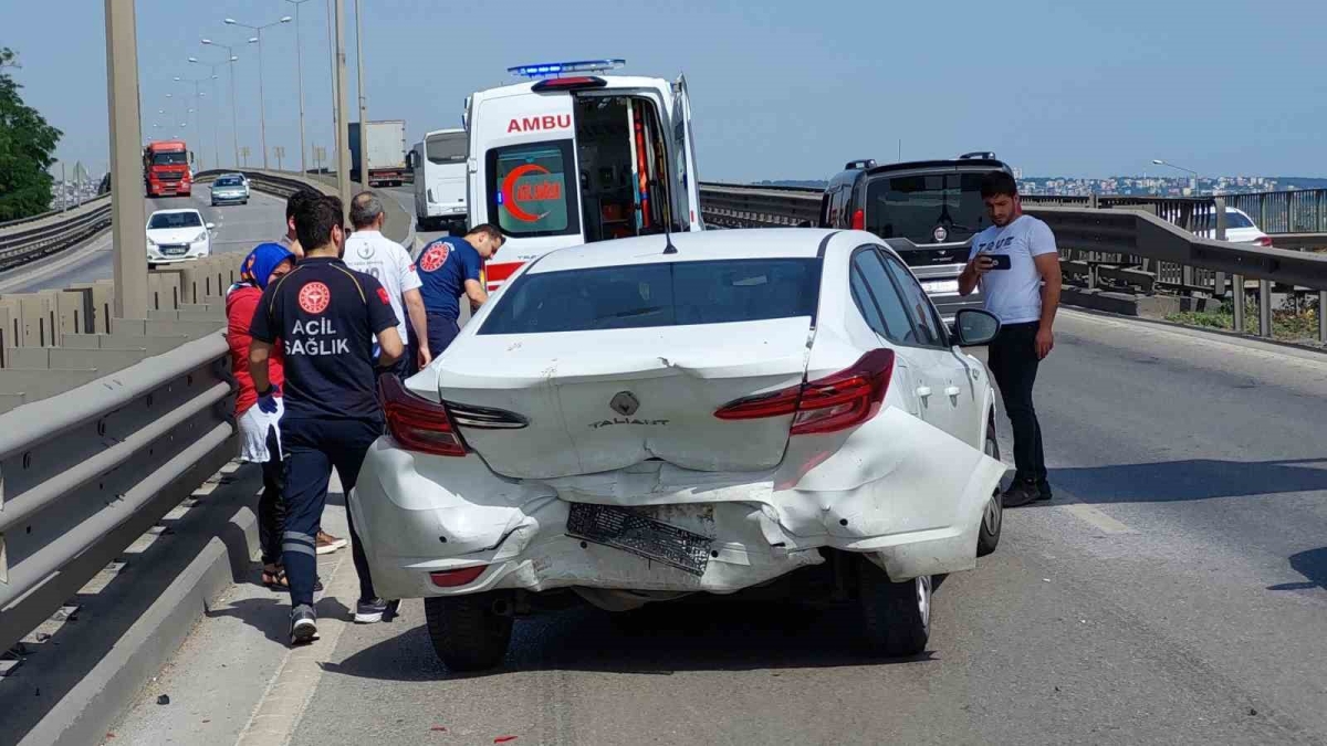 Samsun’da zincirleme kaza: 2 yaralı
