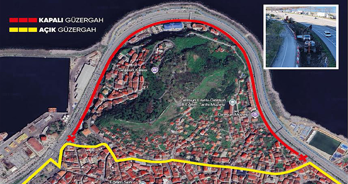 Giresun’da 3 Gün Boyunca Toplama Yol Trafiğe Kapatılacak
