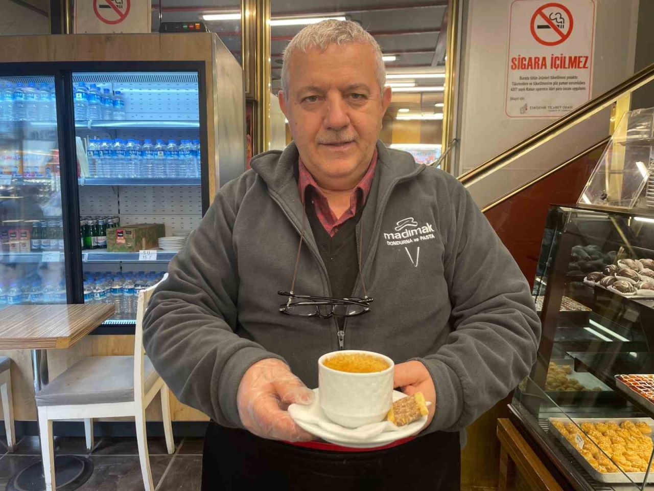 Yağışlı havalarda salep satışları zirvede
