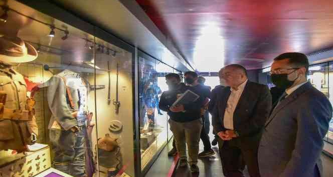 Çanakkale Savaşları Mobil Müzesi Giresun'da yoğun ilgi görüyor
