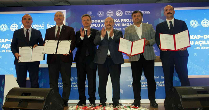 DOKAP ve DOKA projeleri toplu açılış ve imza töreni düzenlendi
