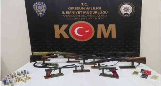 Giresun'da kaçak silah operasyonu
