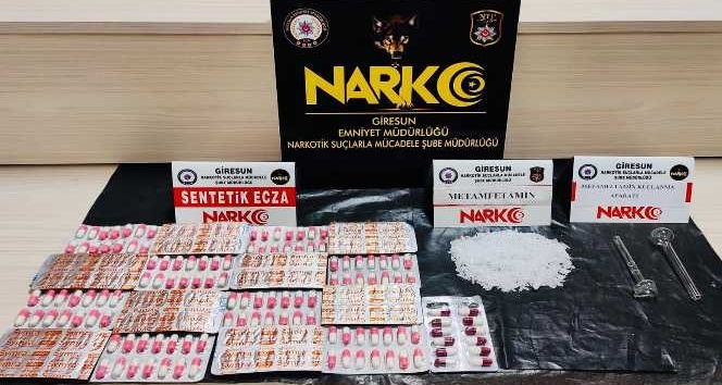 Giresun'da zehir tacirleri tutuklandı