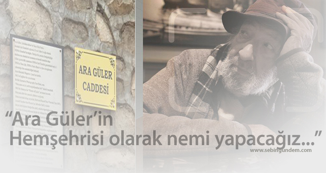 Ara Güler'in Hemşehrisi Olarak Nemi Yapacağız