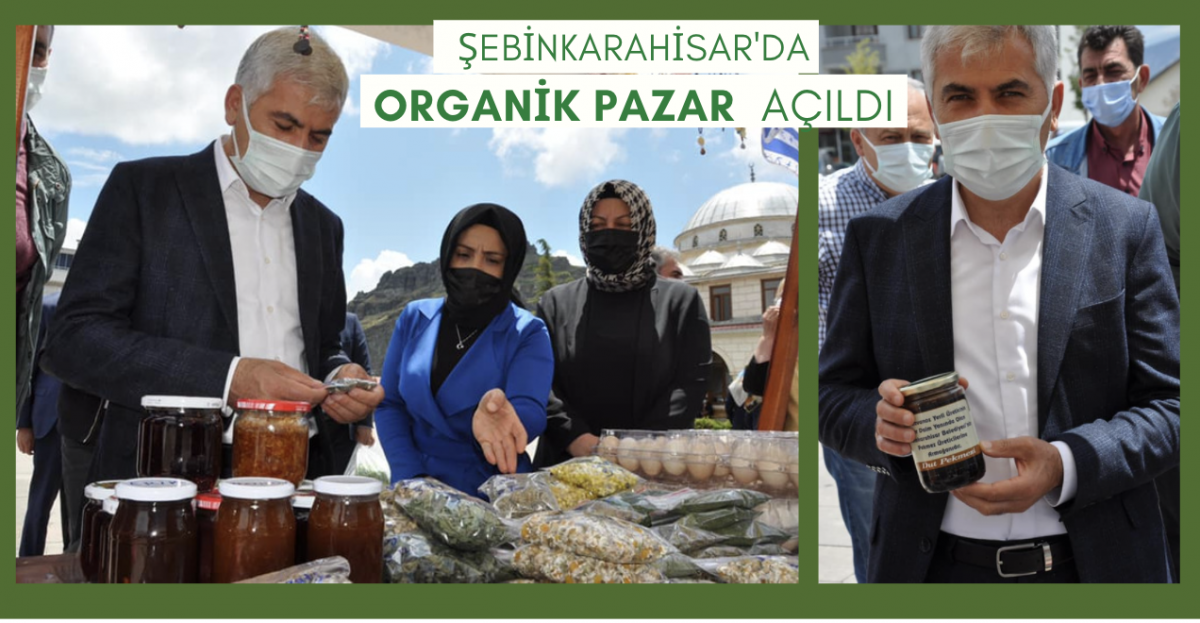 Şebinkarahisar’da Organik Pazar açıldı
